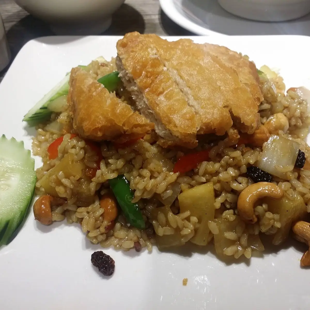 Pineapple Fried Rice with Soy Chicken