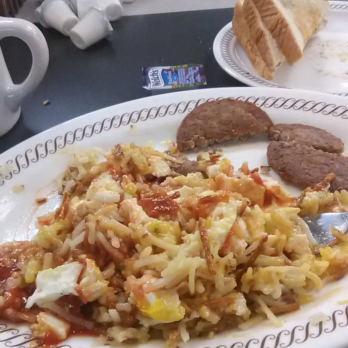 Two over Easy Hash Browns Smothered and Covered
