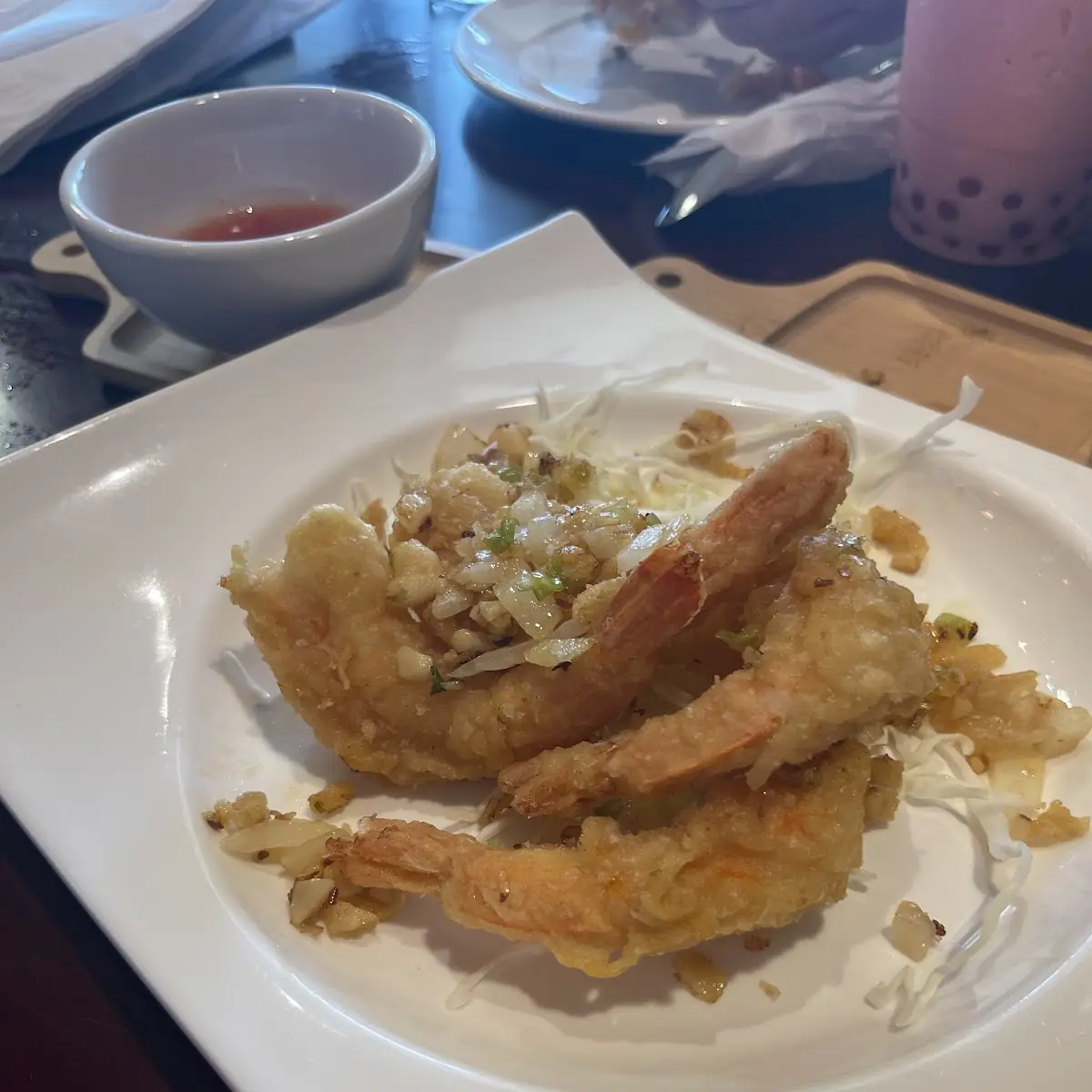 Fried Crispy Prawns Tom Chien