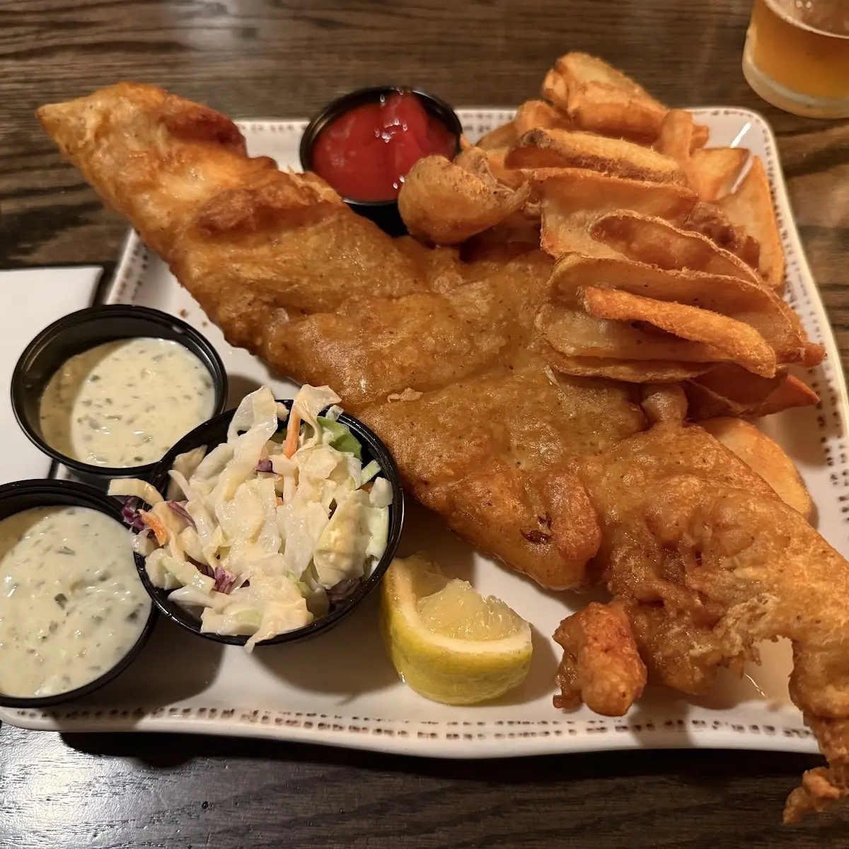 Perch Fish Fry Platter