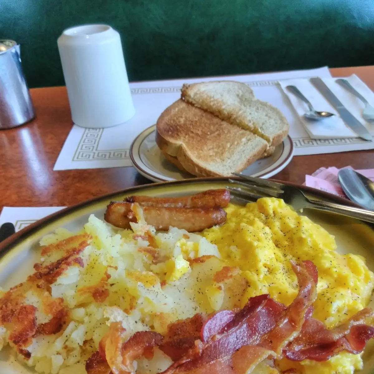 Sausage Bacon Egg and Hash Browns