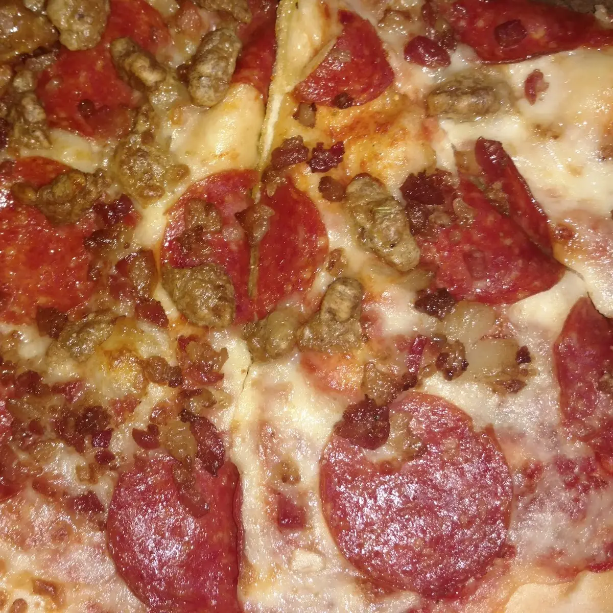 Sausage Pizza Sliced Beef