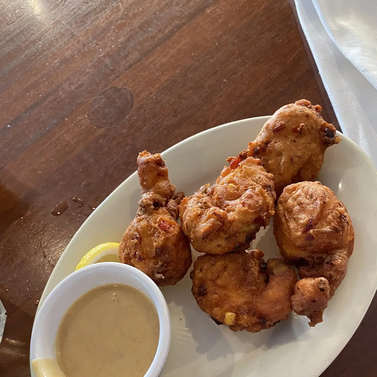 Coconut Shrimp and Conch Fritters