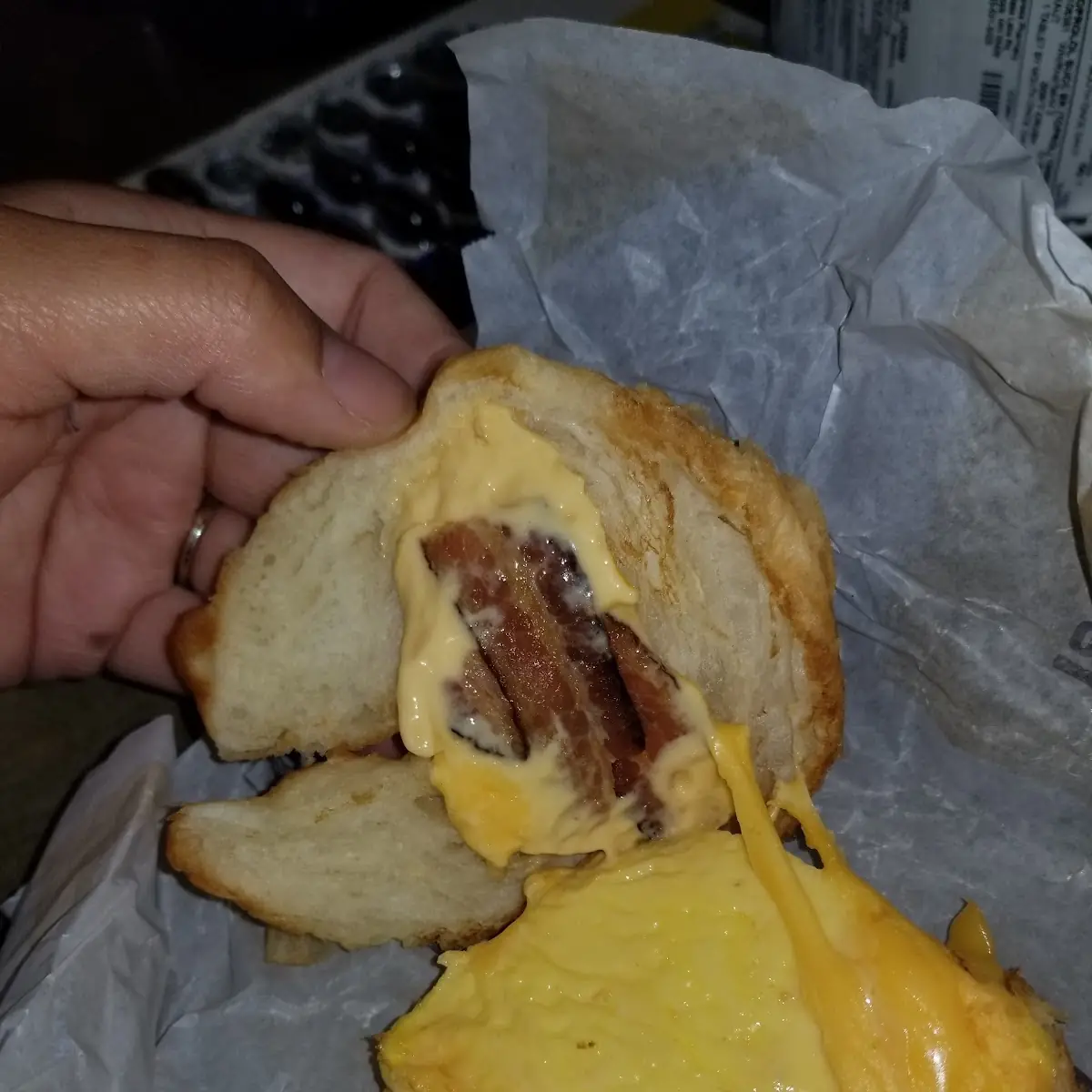 Bacon Egg Cheese Croissant
