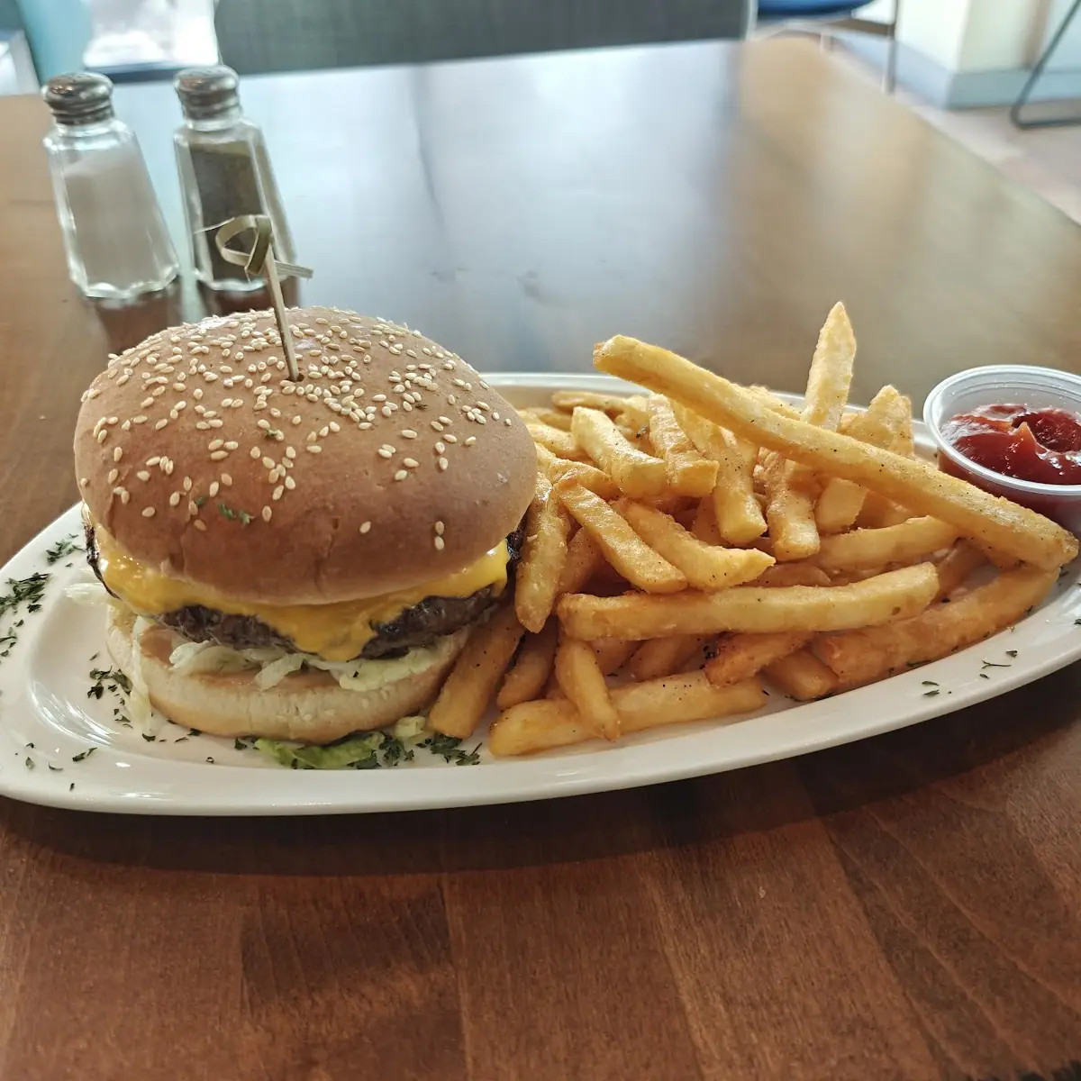 Craft Burger and Fries