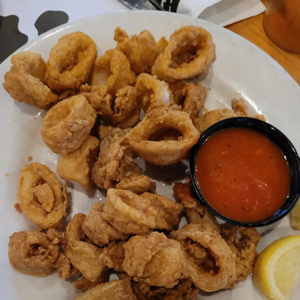 Crispy Calamari with Hot or Mild Sauce