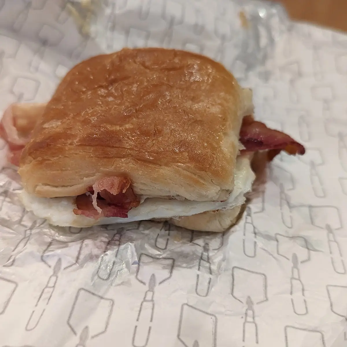 Bacon Egg & Swiss Croissant
