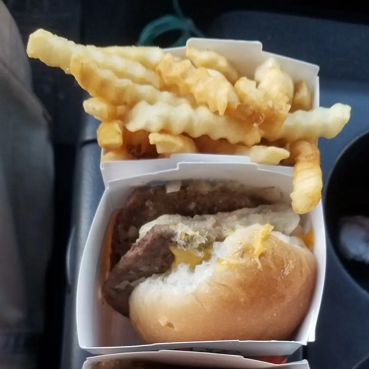 Two Double Cheeseburger Sliders