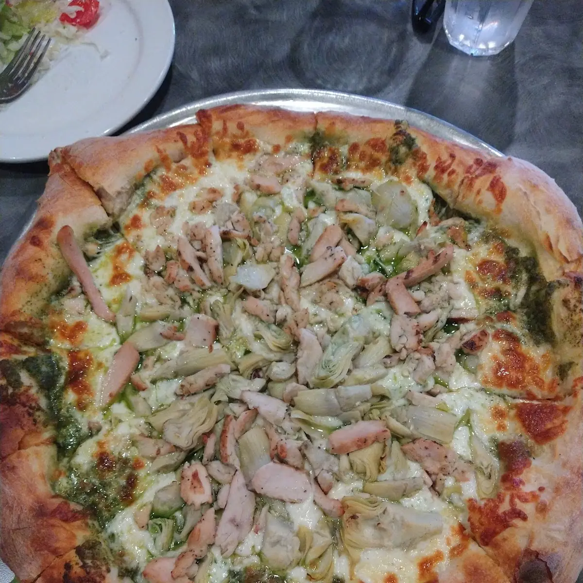 Chicken Pesto Pizza