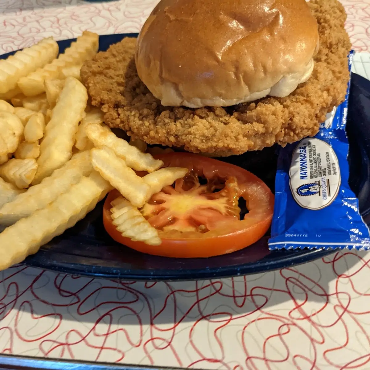 Breaded Pork Tenderloin Sandwich