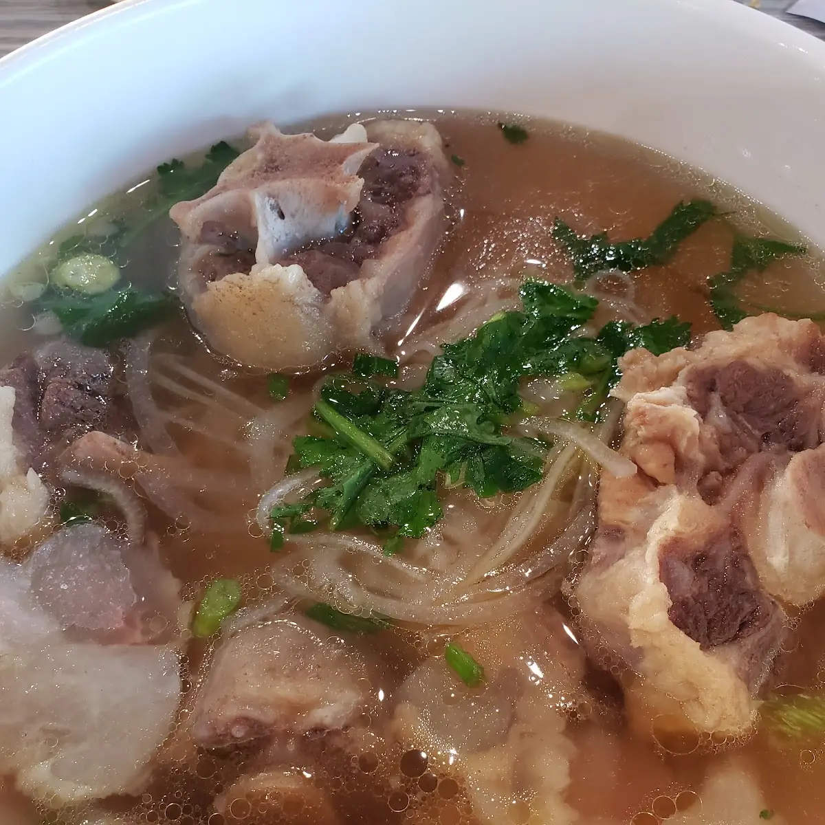 Oxtail Pho with Beef Tendon