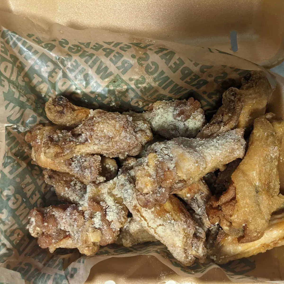 Garlic Parmesan Bone-In Wings