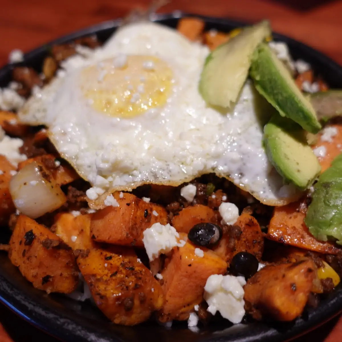Chorizo & Sweet Potato Hash