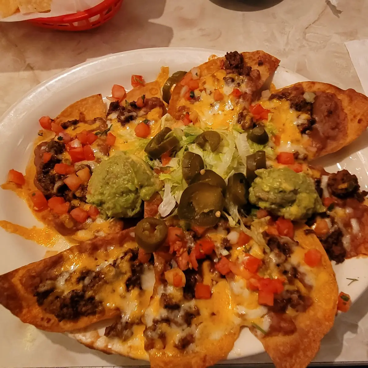 Panchos with Ground Beef