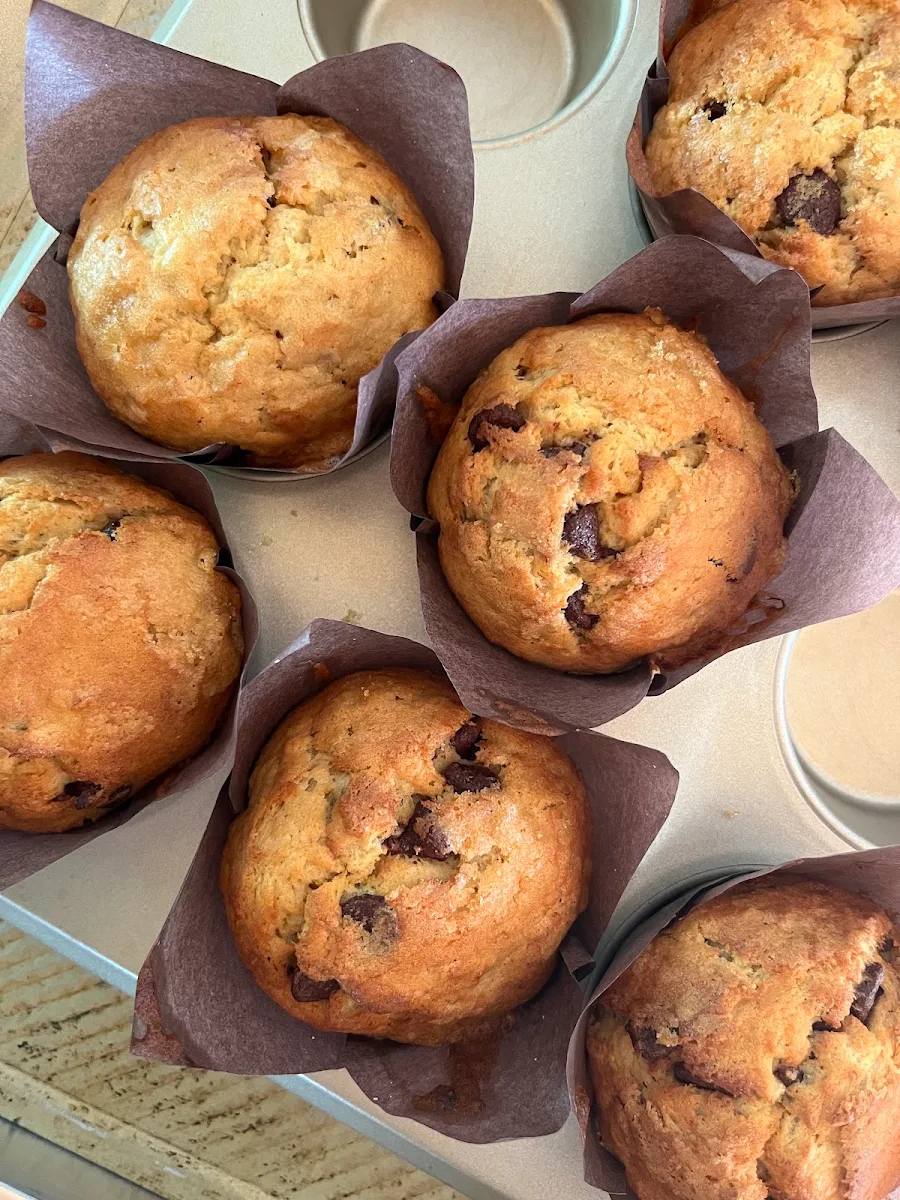 Sweet Potato Chocolate Chip Muffin