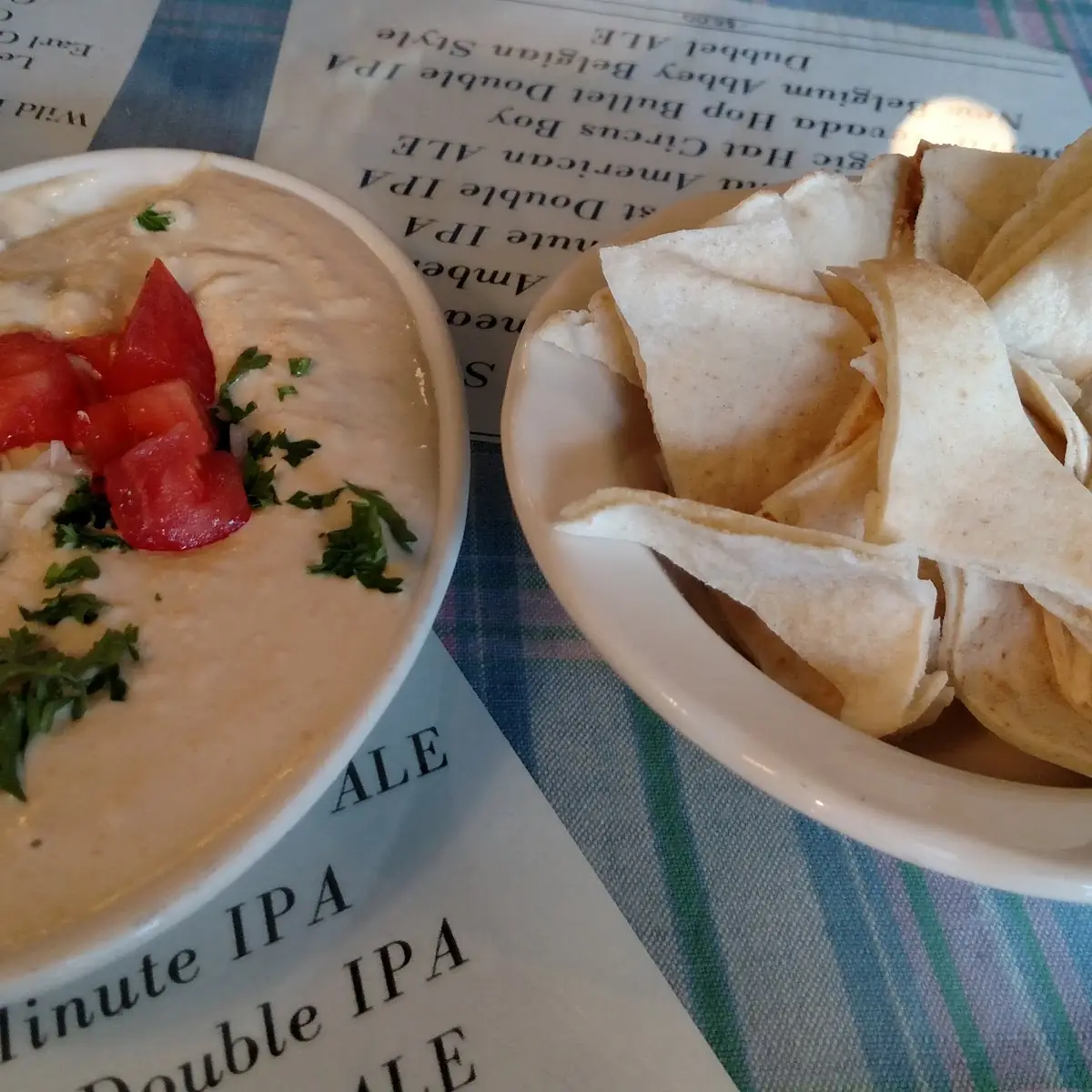 Hummus and Pita Bread