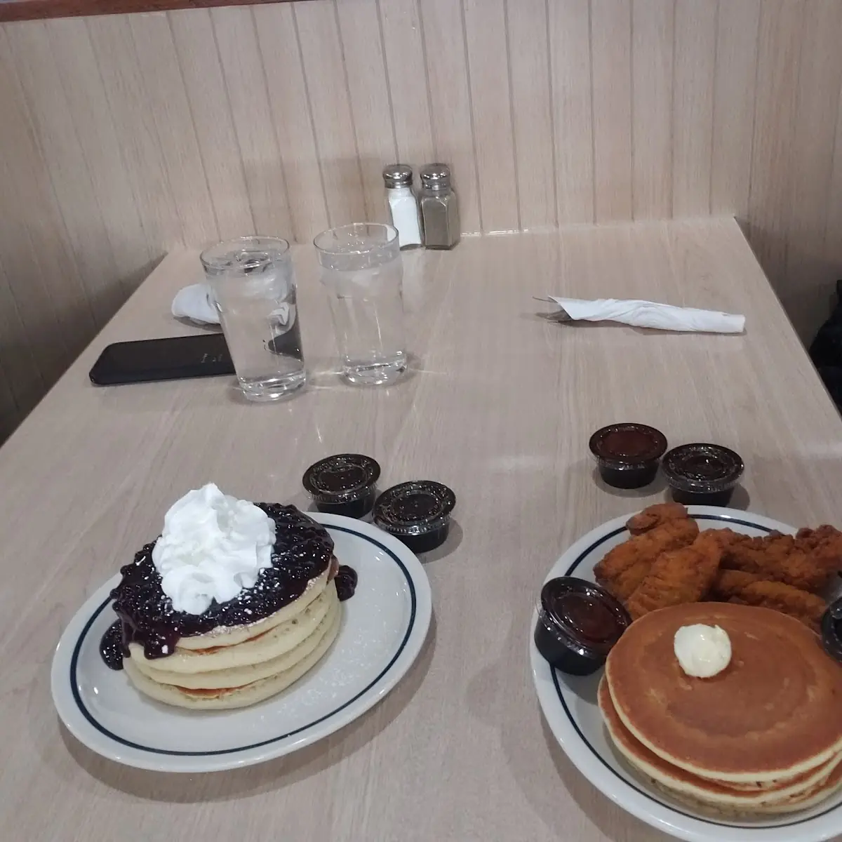 Blueberry Pancakes Fried Chicken Tenders
