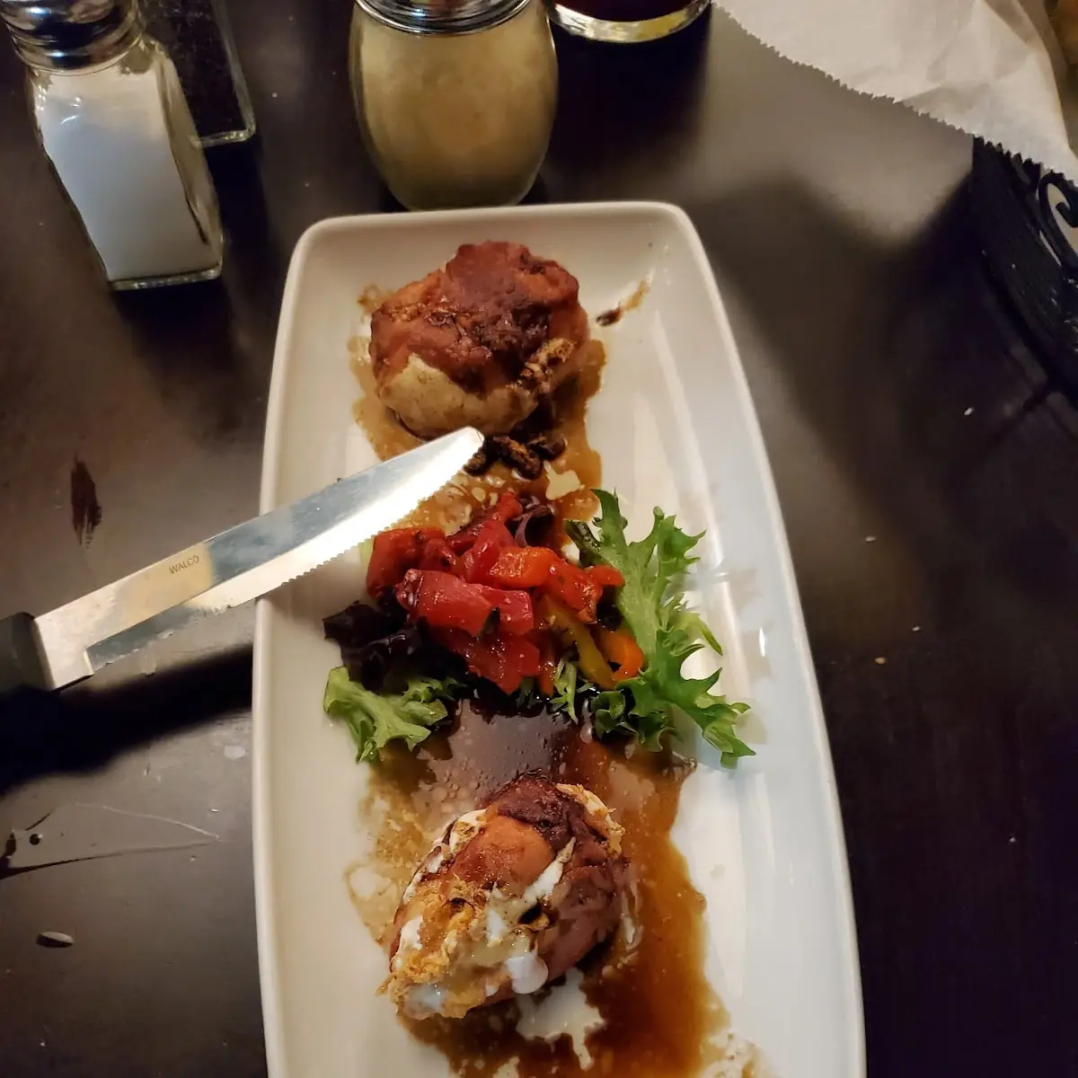 Baked Mozzarella Caprese