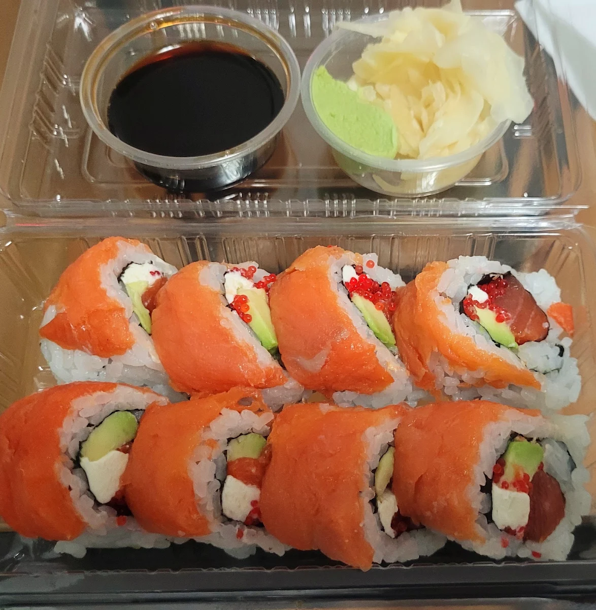 Double Salmon Roll, Sushi Kumo