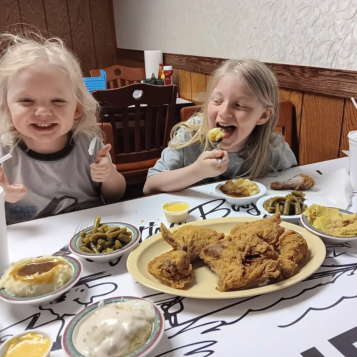 All You Can Eat Fried Chicken Dinner