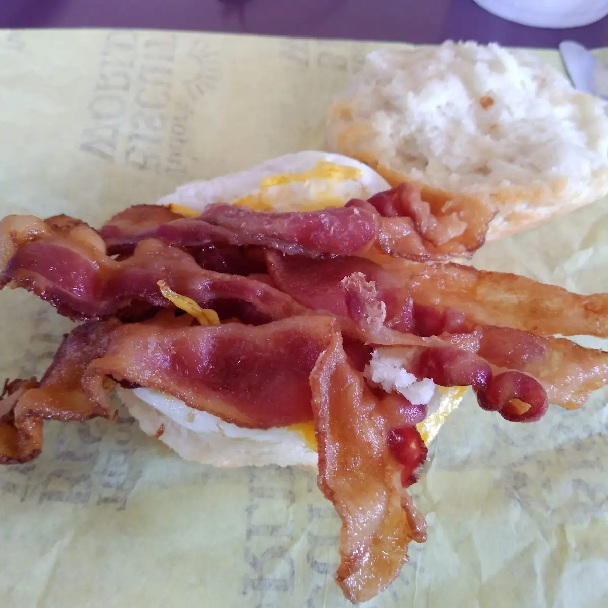 Bacon and Egg Biscuit