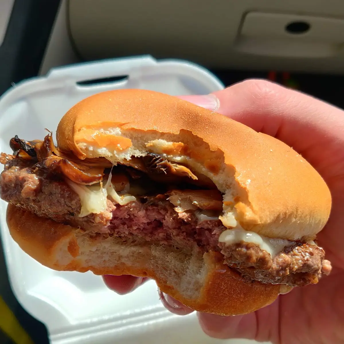Mushroom Swiss Burger