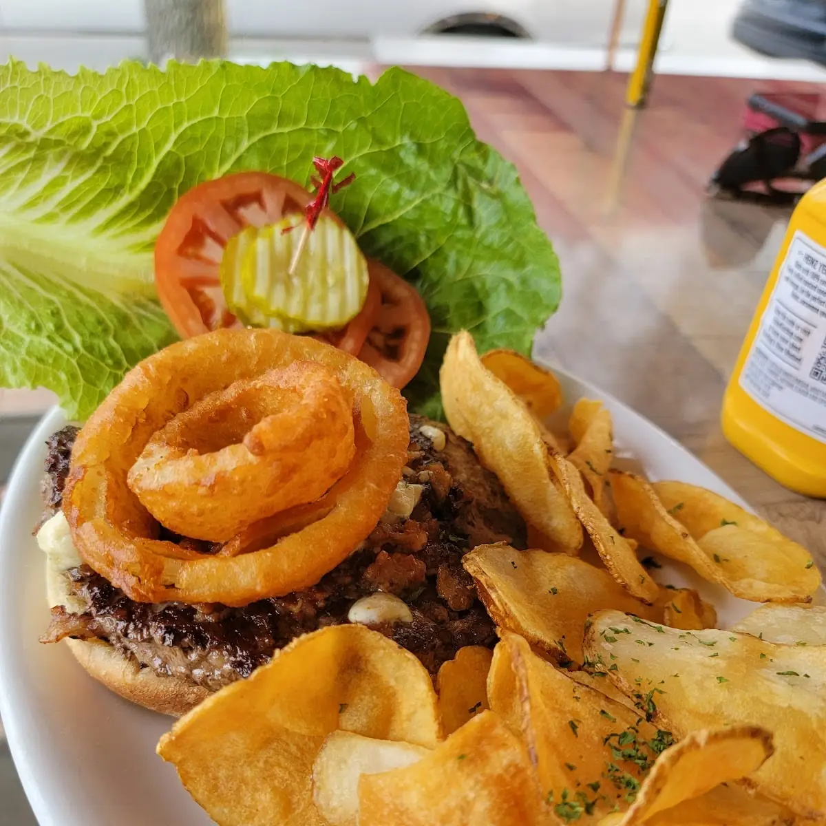 Blue Cheese Burger Special