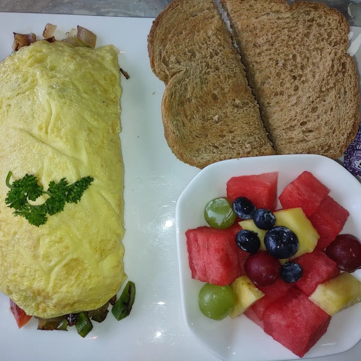 Turkey Club Omelette