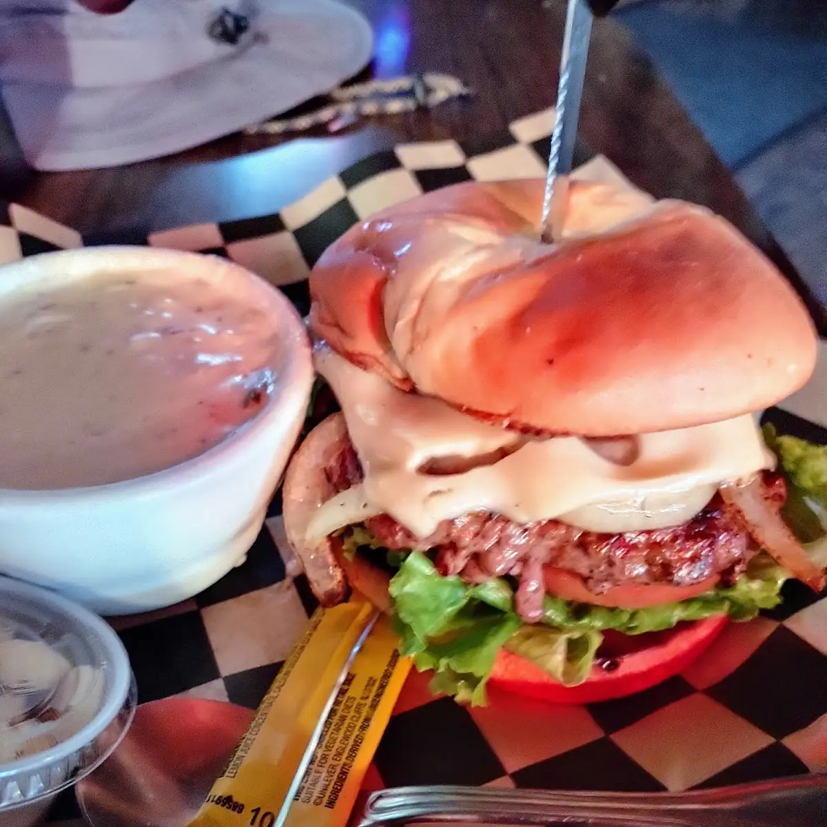Mushroom Swiss Burger