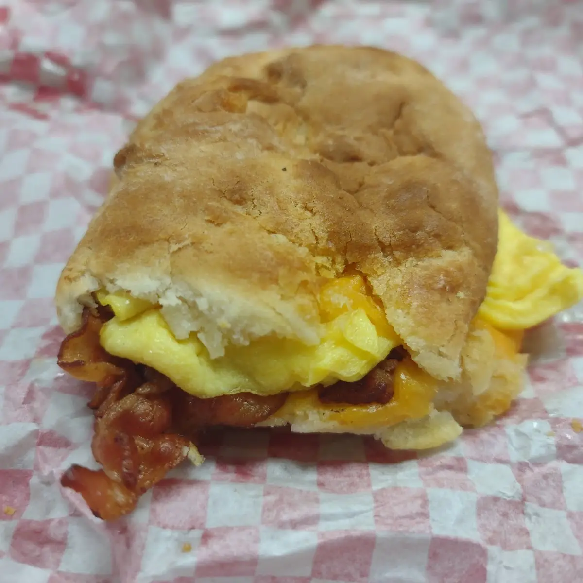 Bacon Egg and Cheese Biscuit