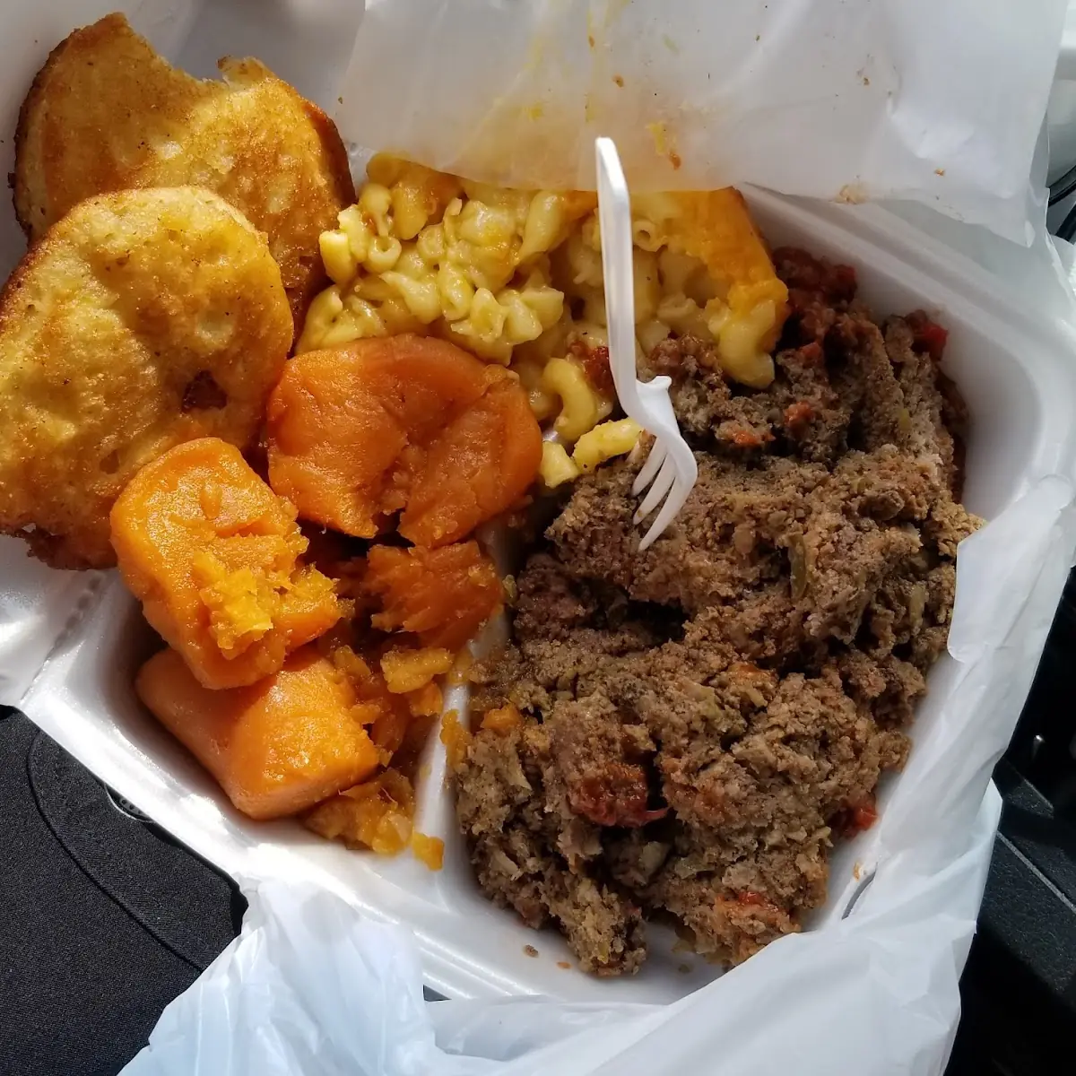 Meatloaf Mac Cheese Cornbread