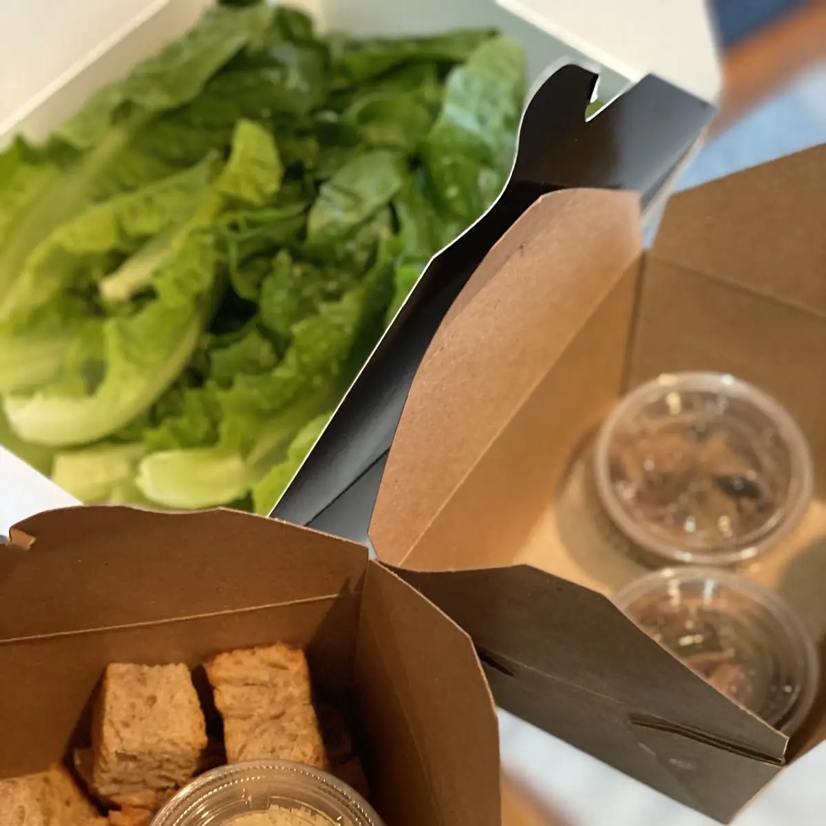 Caesar Salad Components