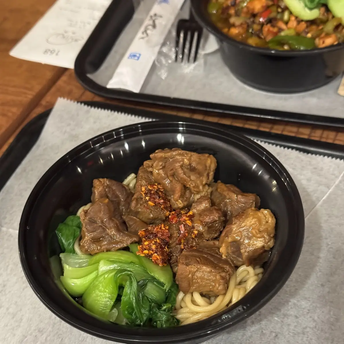 Stewed Beef Dry Rice Noodles