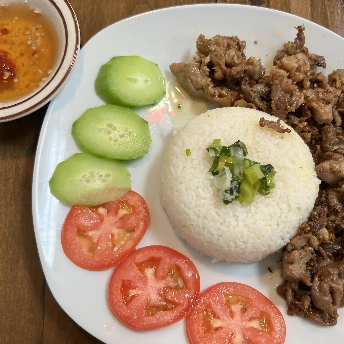 Grilled Chicken with Steamed Rice