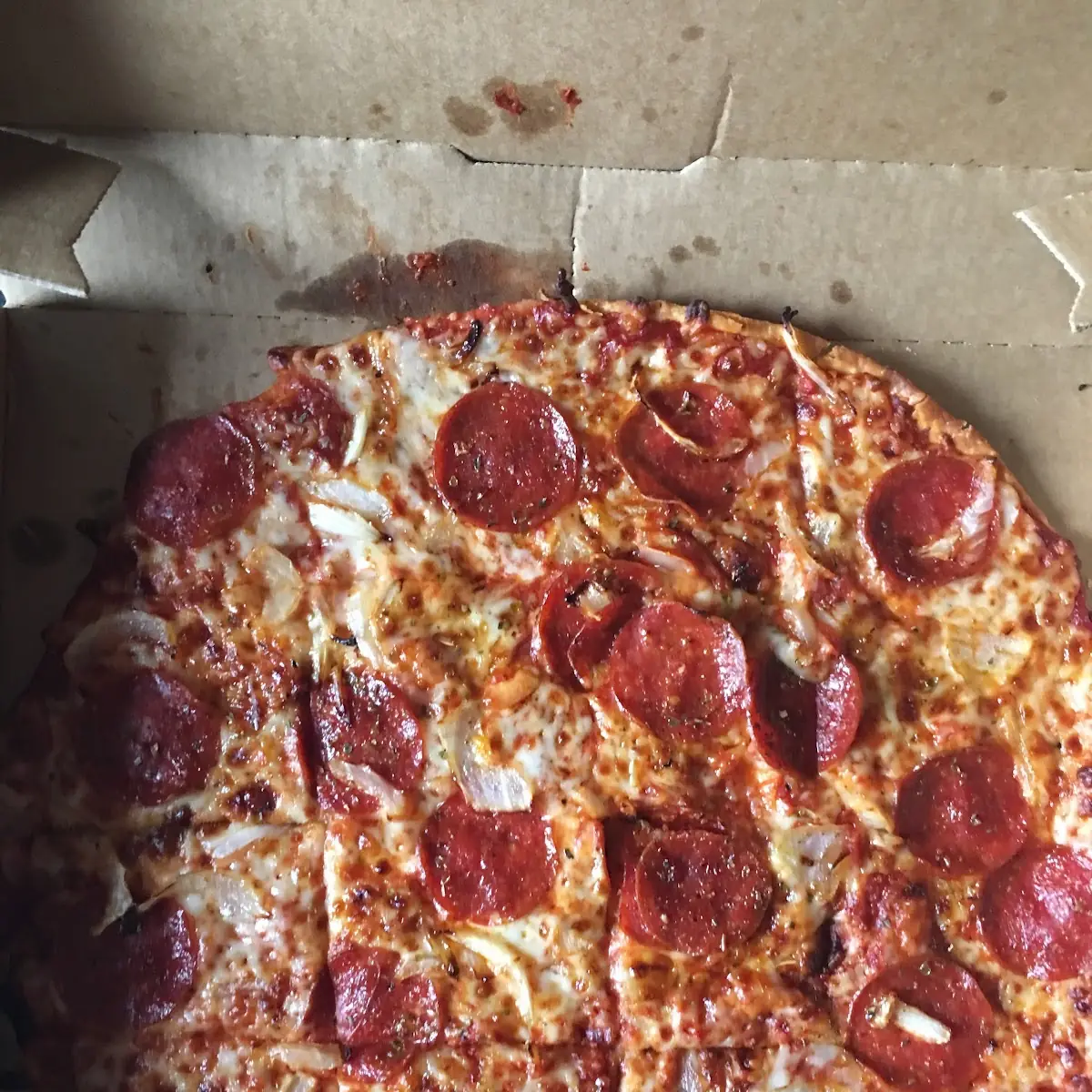 Pepperoni Pizza Thin Crust