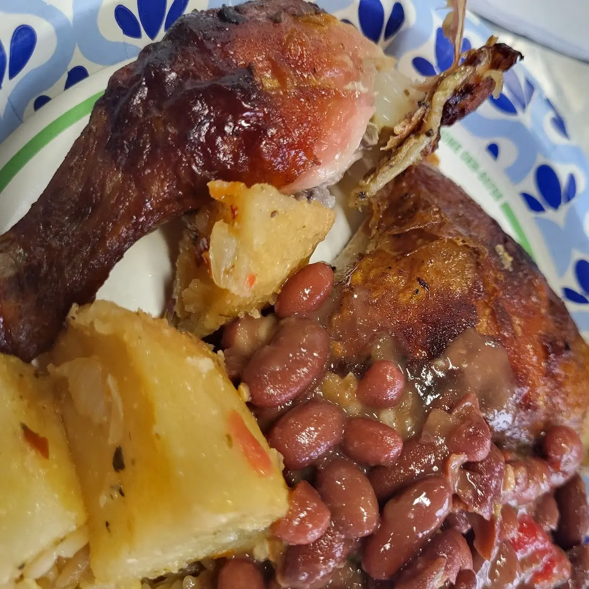 Pollo Chicken Rice & Red Beans with Potatoes