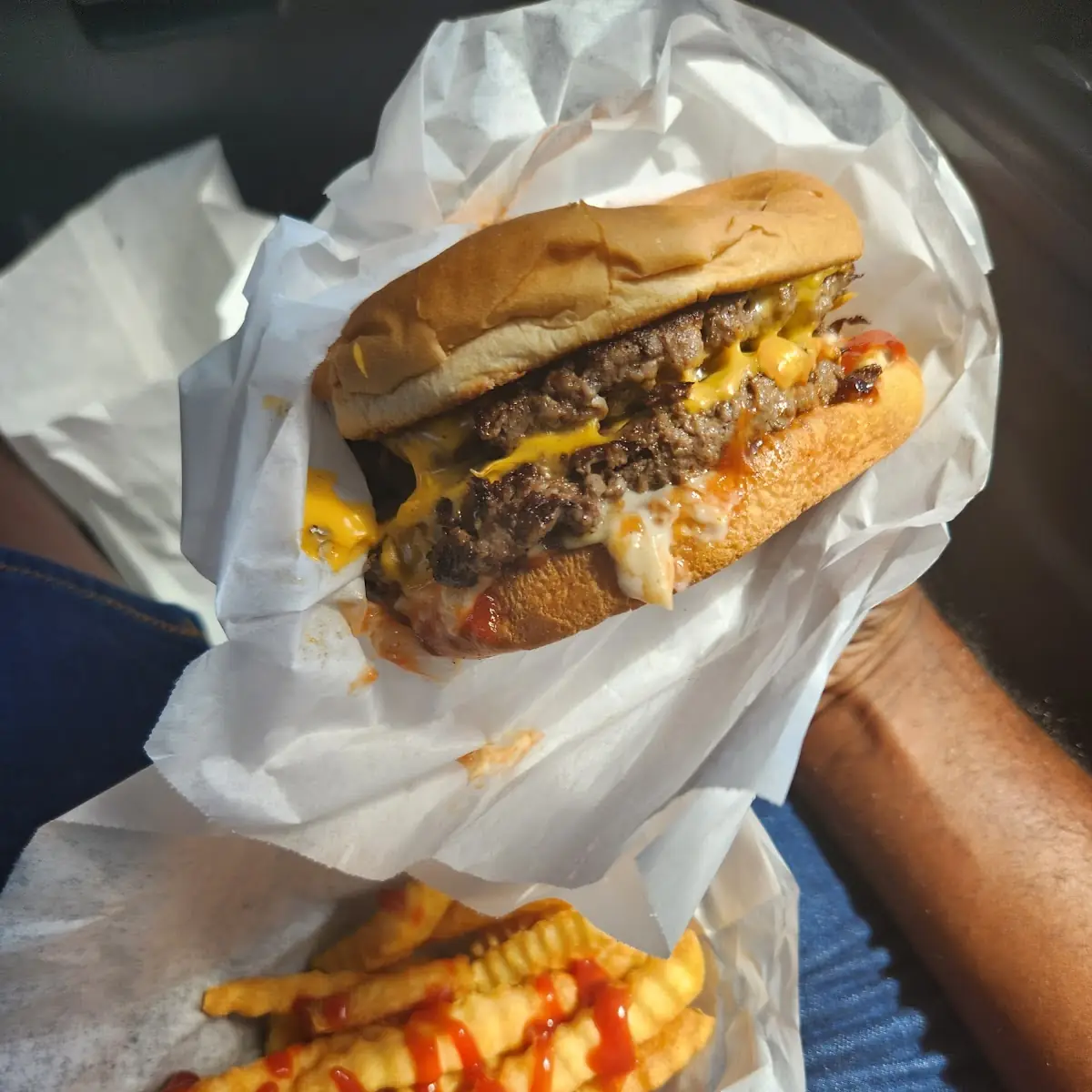 Jumbo Double Cheeseburger