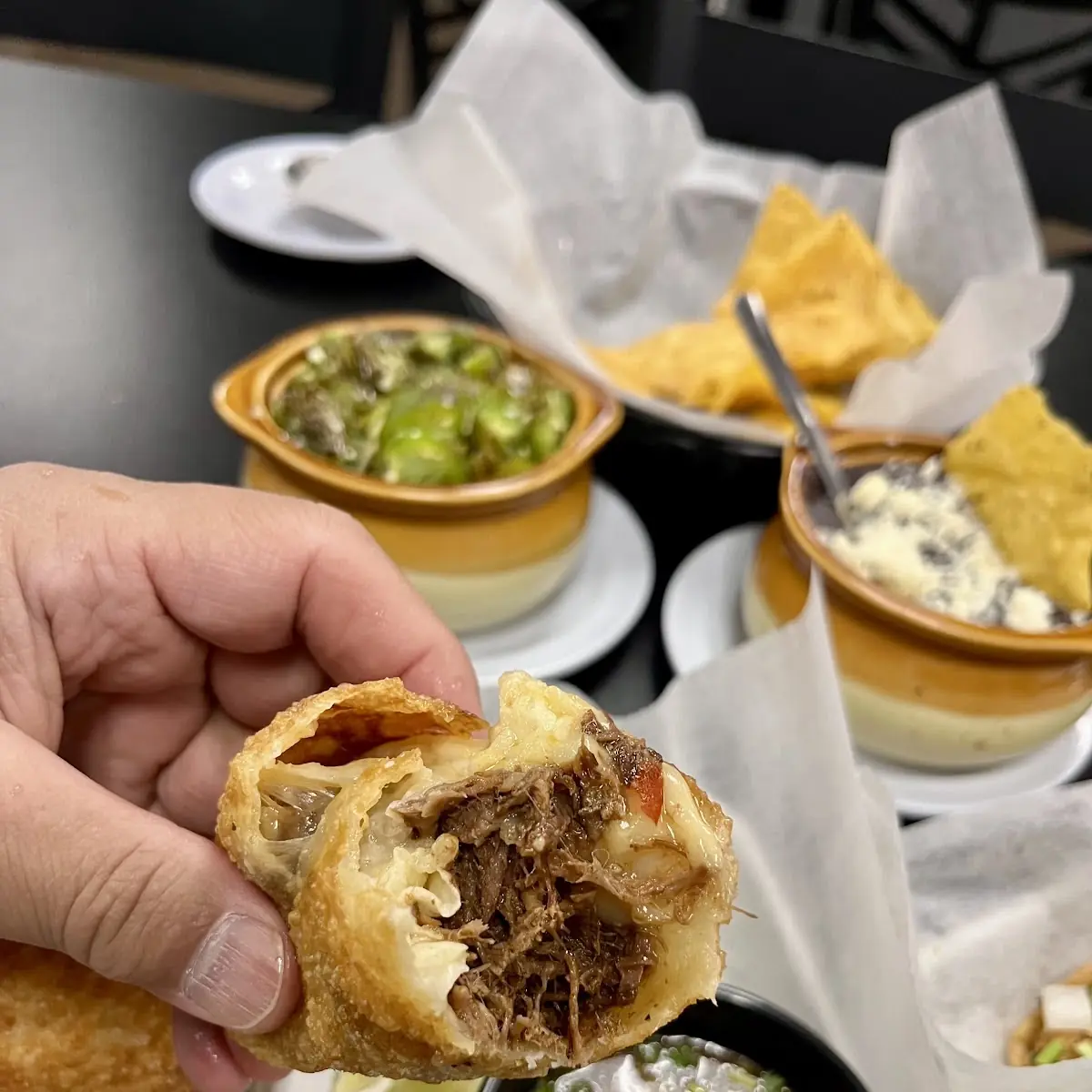 Birria Egg Roll