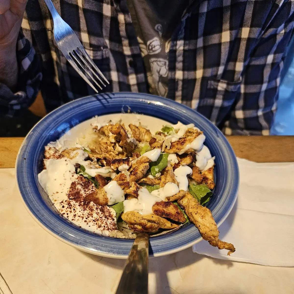 Hummus & Chicken Shawarma