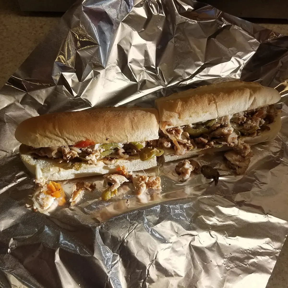 Chicken Philly Cheese Steak Sub