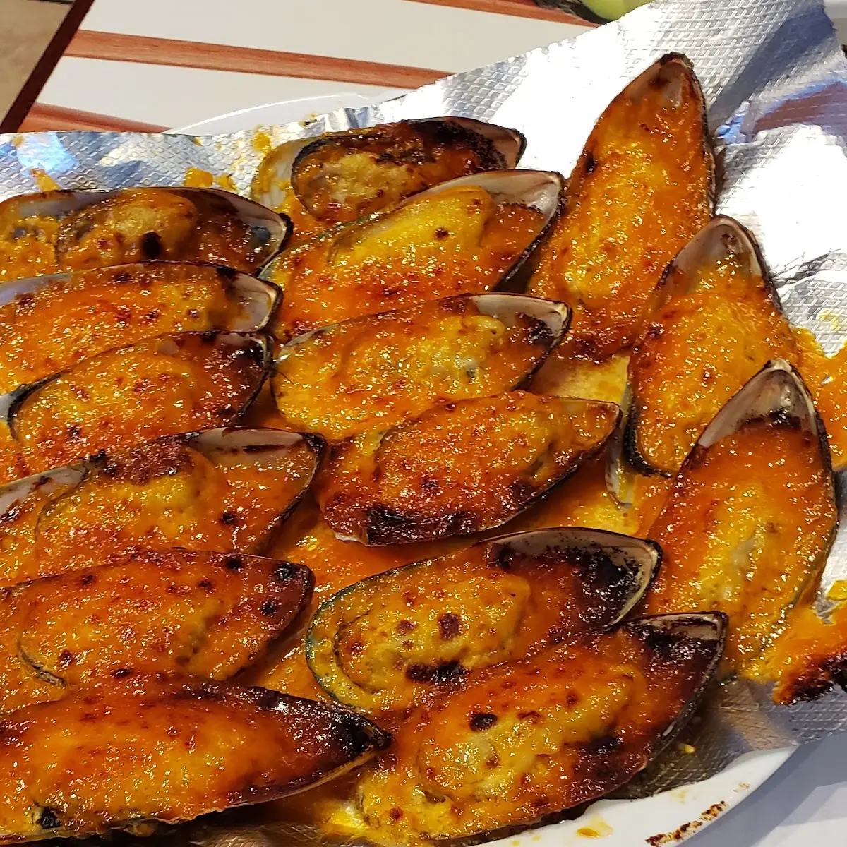 Baked Mussels