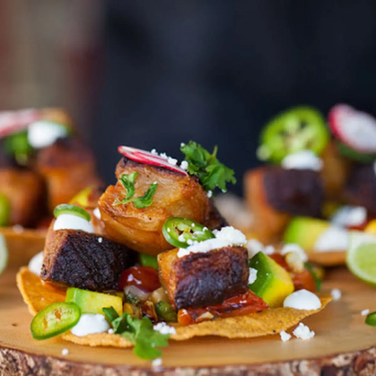 Pork Belly Tostadas