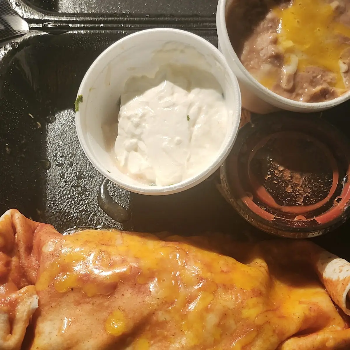 Shredded Chicken Burrito
