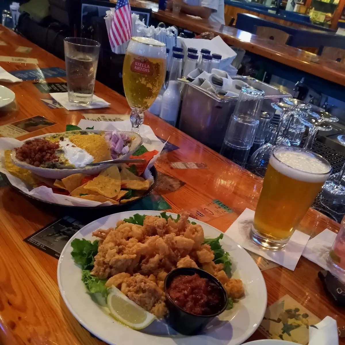 Fried Calamari & Spinach Dip