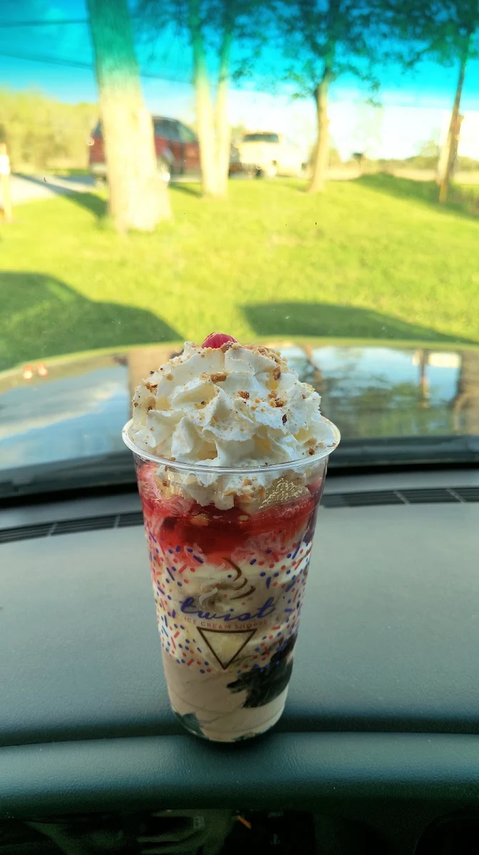 Upside Down Banana Split
