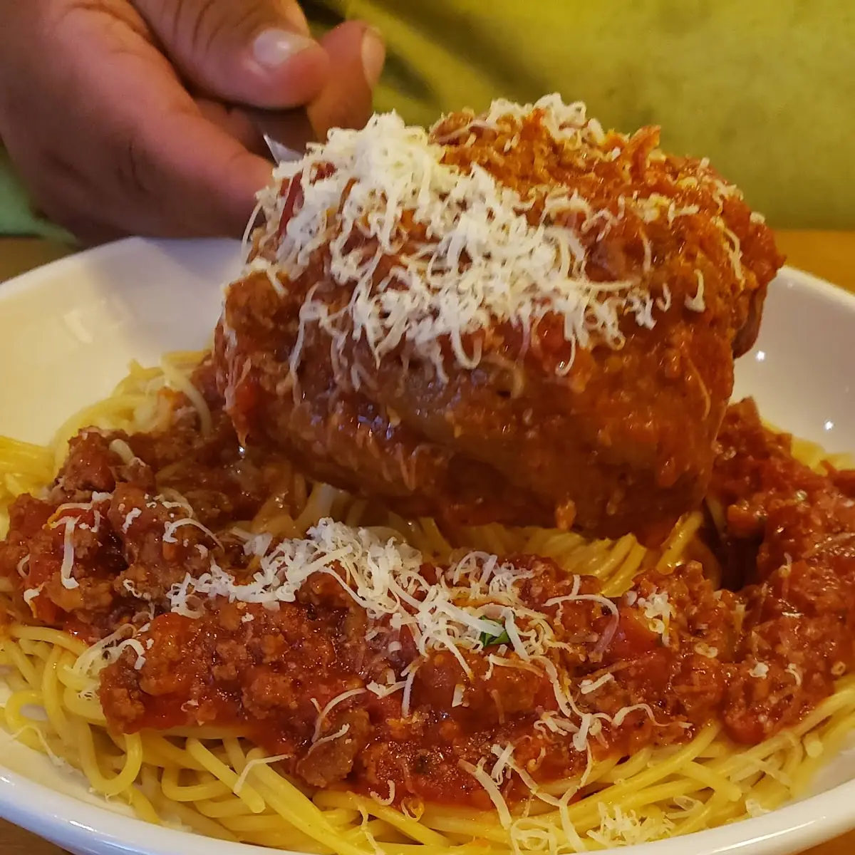 All You Can Eat Salad and Spaghetti
