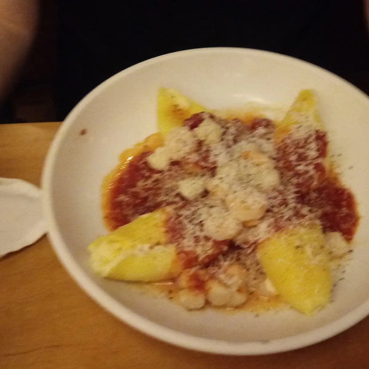 Stuffed Shells with Shrimp Alfredo