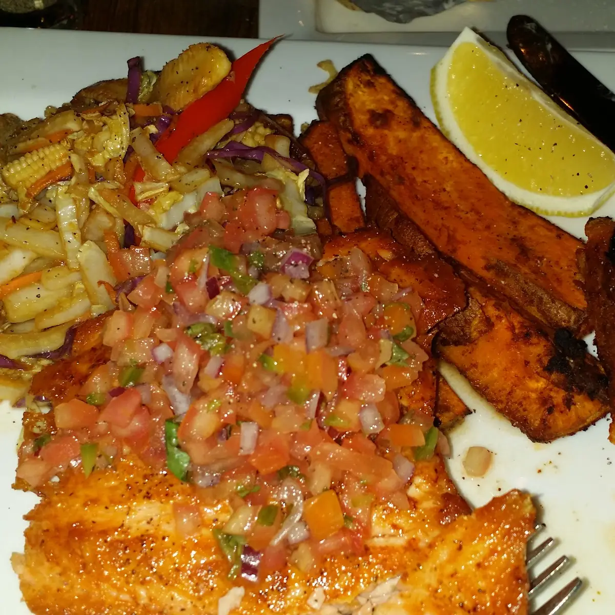 Grilled Atlantic Salmon