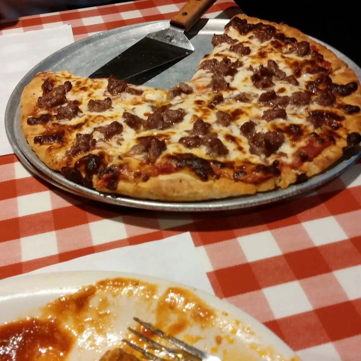 Homemade Italian Sausage Pizza