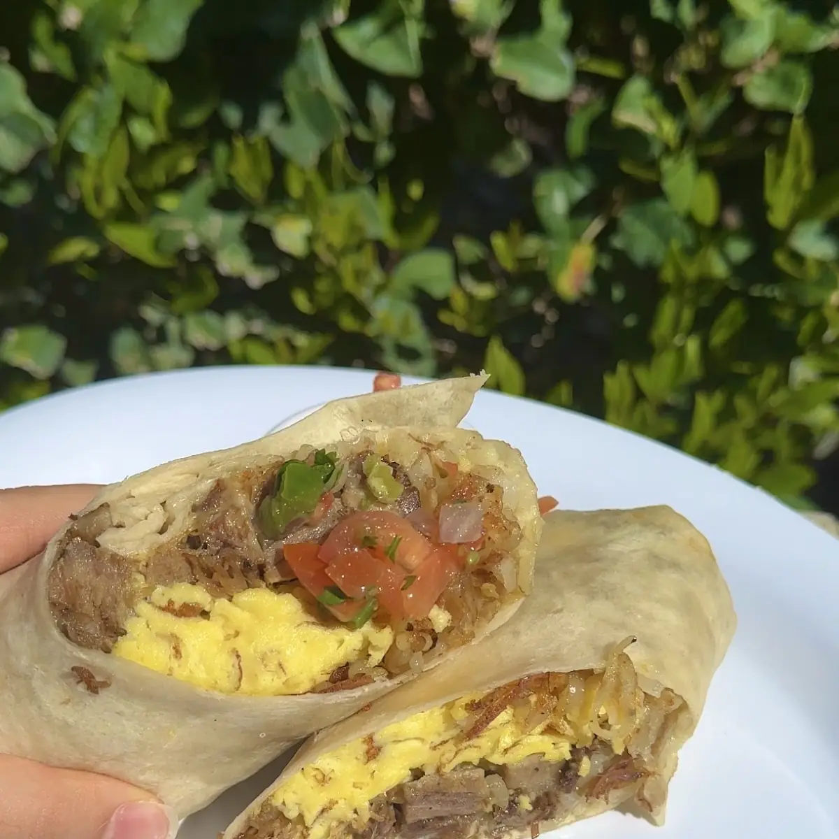 Smoked Brisket Breakfast Burrito